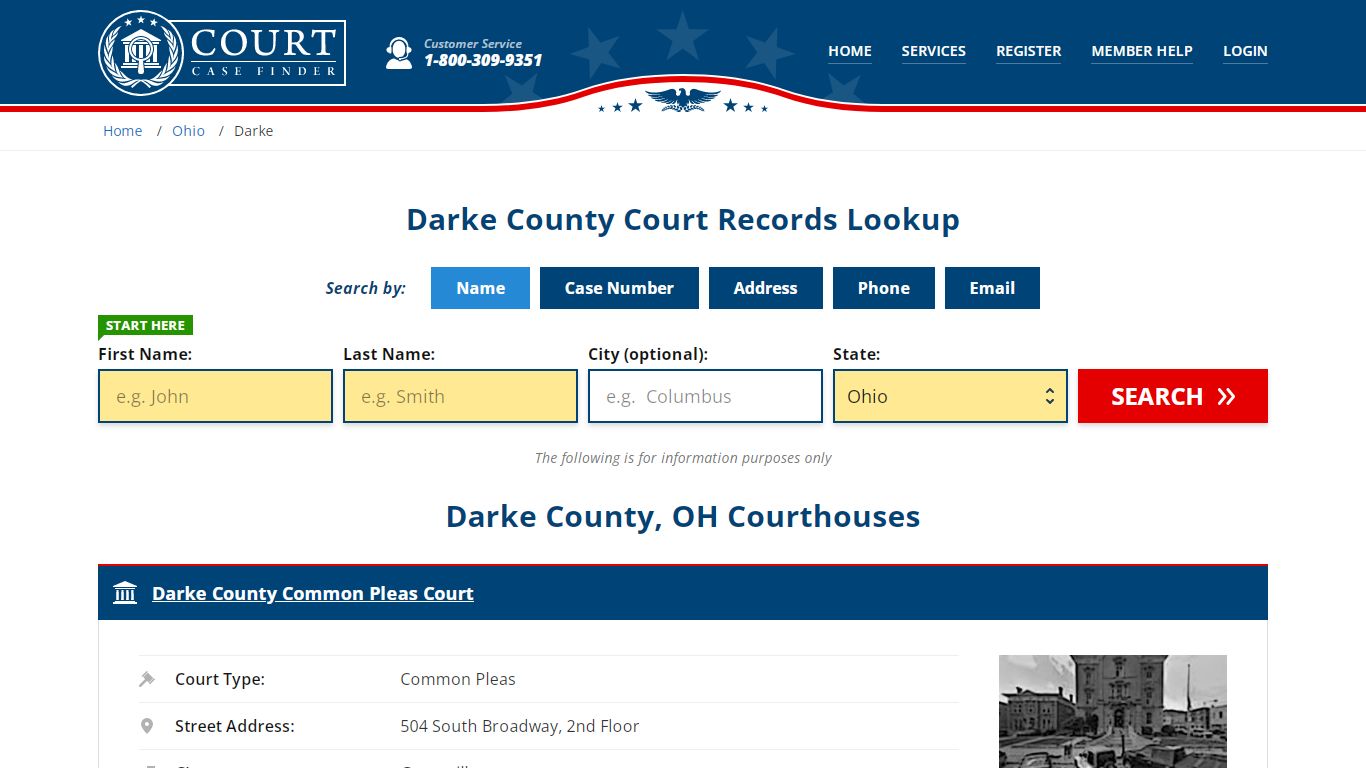 Darke County Court Records | OH Case Lookup